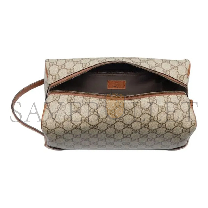 GUCCI GG EMBLEM MEDIUM TOILETRY CASE 821163 (28*14*14cm)